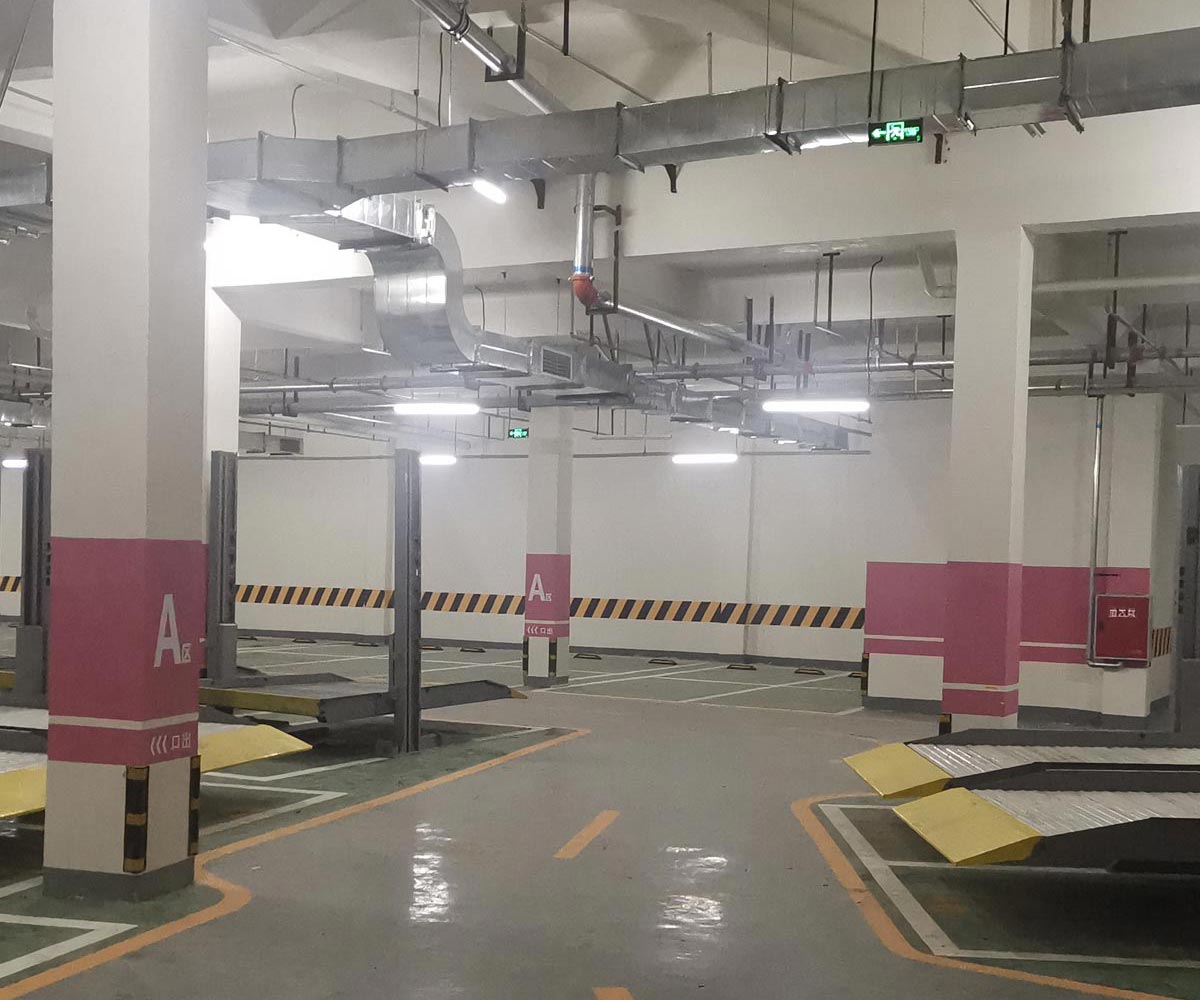 石柱兩柱簡易式機械停車場安裝