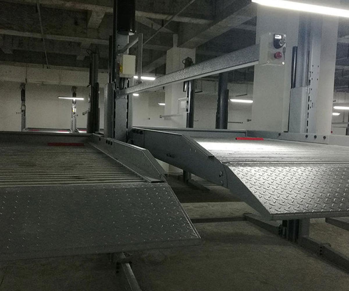 兩層機(jī)械式停車位拆除