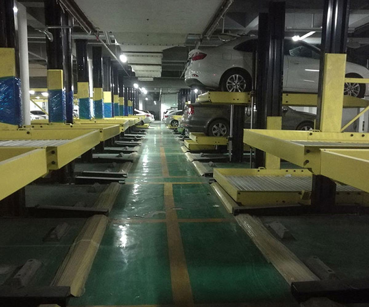 雙柱升降式機(jī)械停車場(chǎng)回收