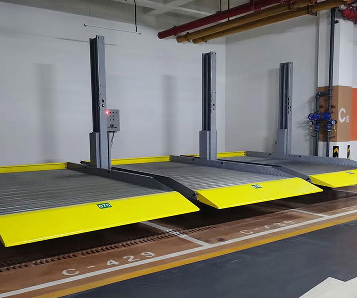 二層簡易升降類機械停車廠家
