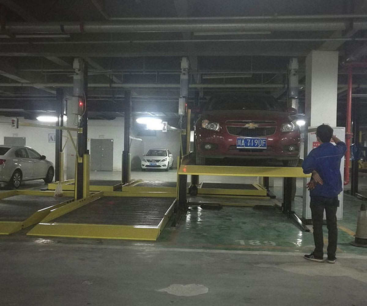 南川兩柱式立體車庫過驗收