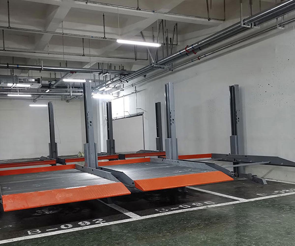 渝中升降橫移式立體車庫(kù)的工作原理