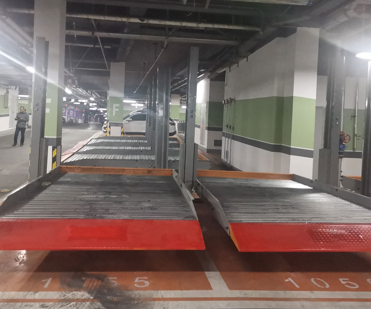 合川立體車庫停車之如何倒車