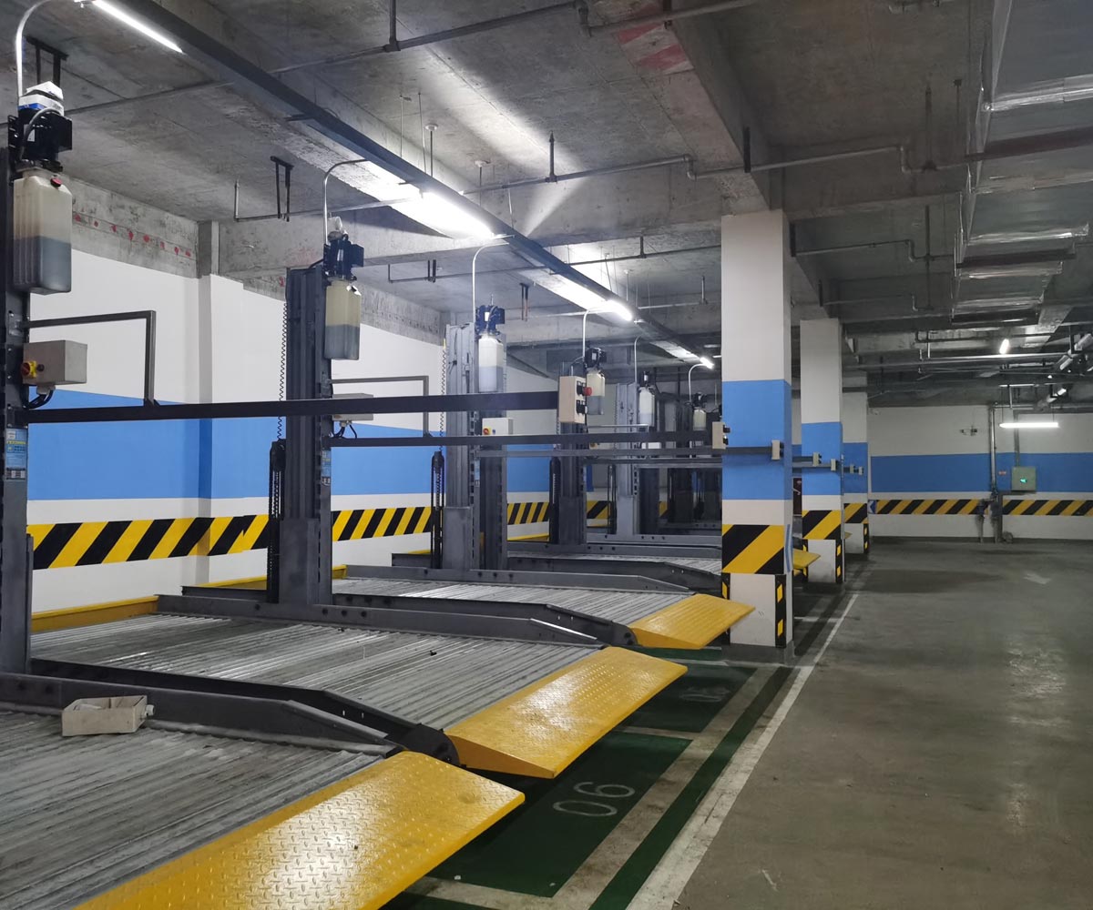 巴南雙層簡易升降類機械立體車庫