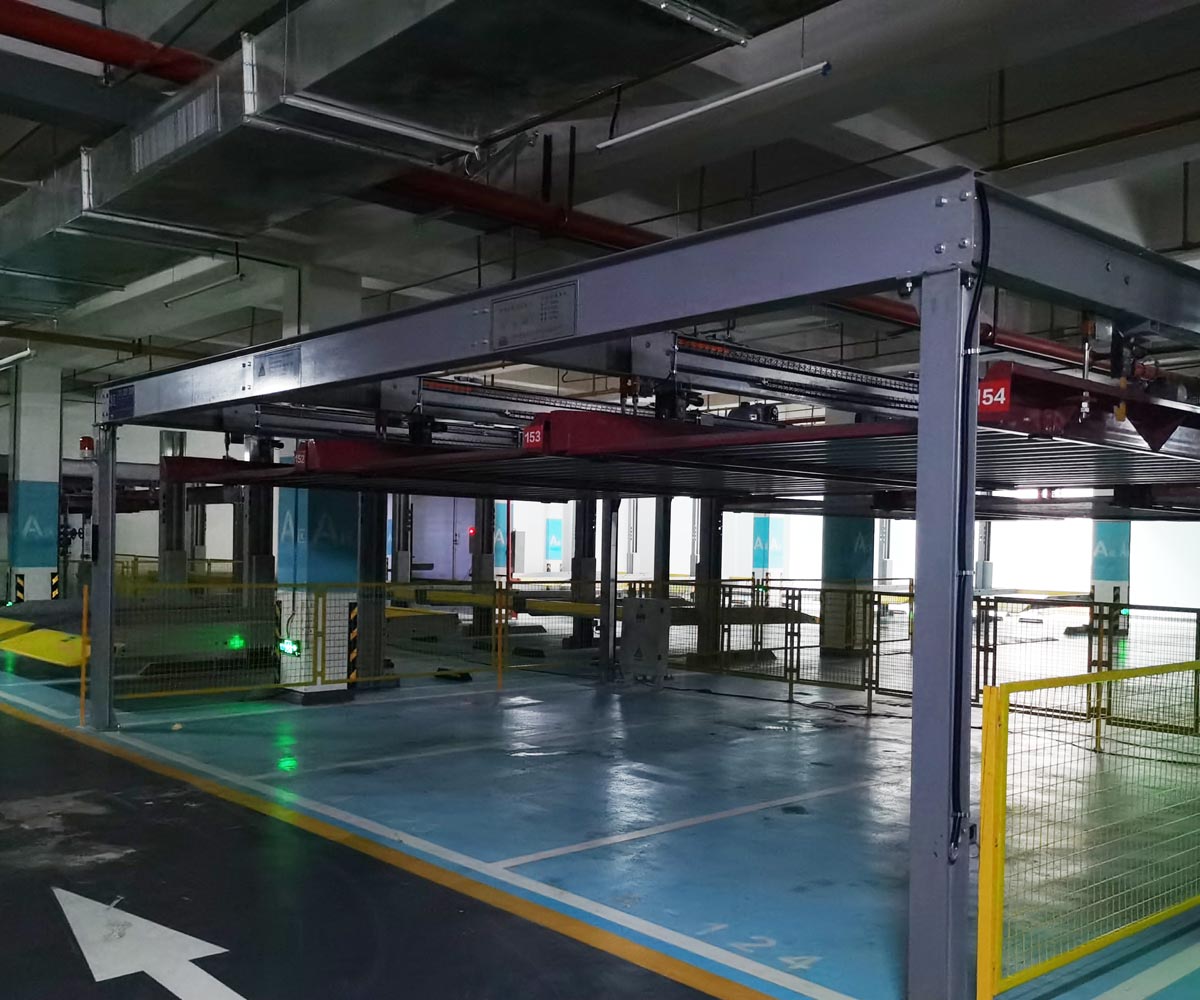 云陽二層簡易升降機(jī)械式停車庫