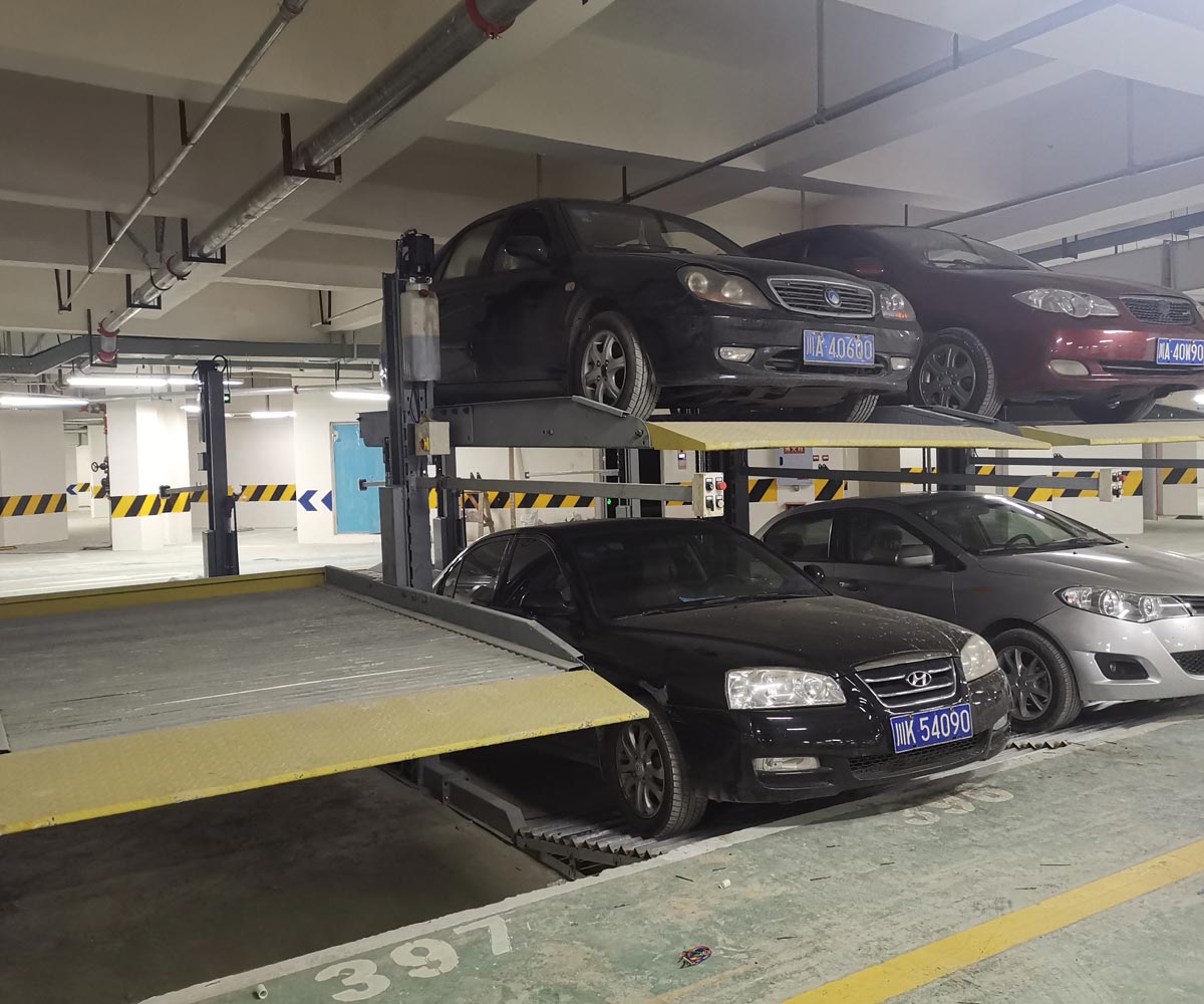 南川雙柱簡易升降類立體停車位
