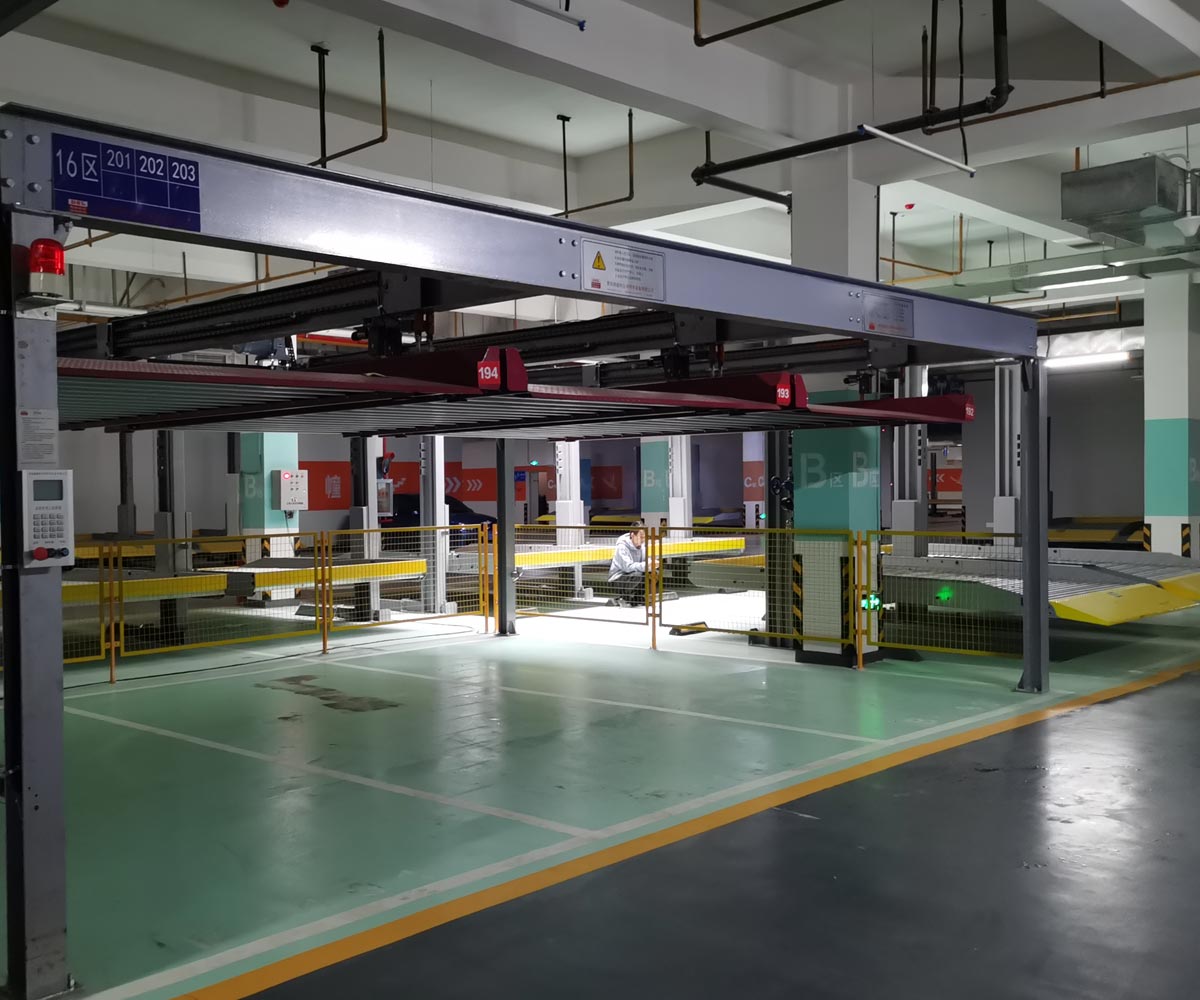 兩層升降式立體停車設(shè)備