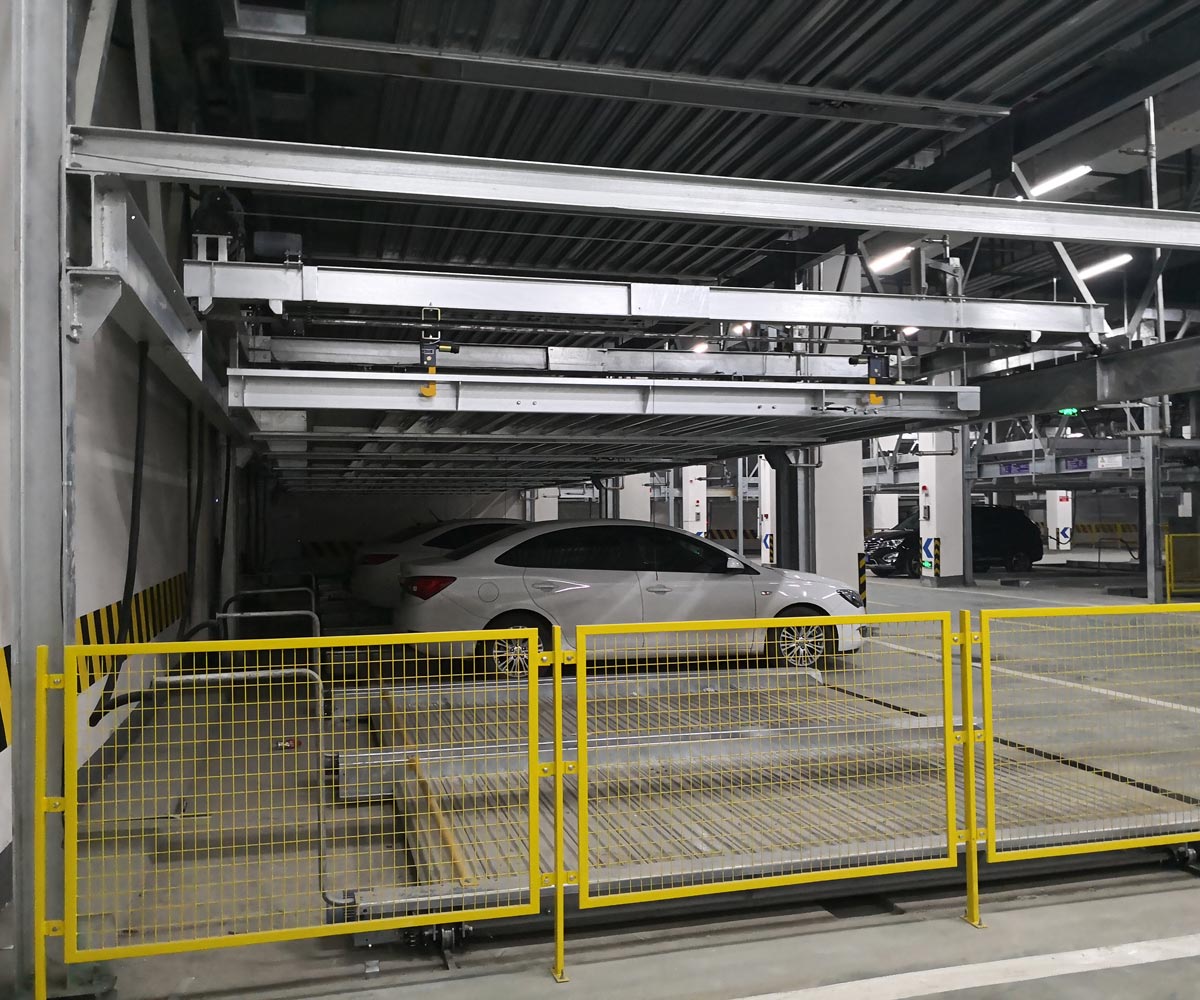 石柱雙層升降平移機械停車位